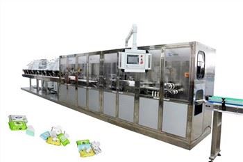 DCW-4300 Plně automatický Midium Speed 30-120pcs Dětské mokré ubrousky skládací stroj Výrobci obalů